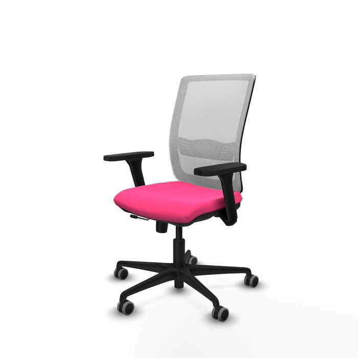PIQUERAS Y CRESPO Silla de oficina Haches Rosa y Blanco PIQUERAS Y CRESPO Silla de oficina Haches Rosa y Blanco