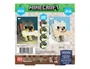 Wondee Minecraft GloBuddies Lámpara de Lobo Silicona, Luz Nocturna LED Figurita 3D 14.3 cm de Alto, Cambio de Color por Toque, 125x115x80 mm