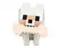 Wondee Minecraft GloBuddies Lámpara de Lobo Silicona, Luz Nocturna LED Figurita 3D 14.3 cm de Alto, Cambio de Color por Toque, 125x115x80 mm