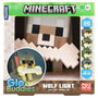 PALADONE Lámpara Wolf GloBuddies Minecraft, figura de decoración, 12x13x16 cm, funciona con pilas