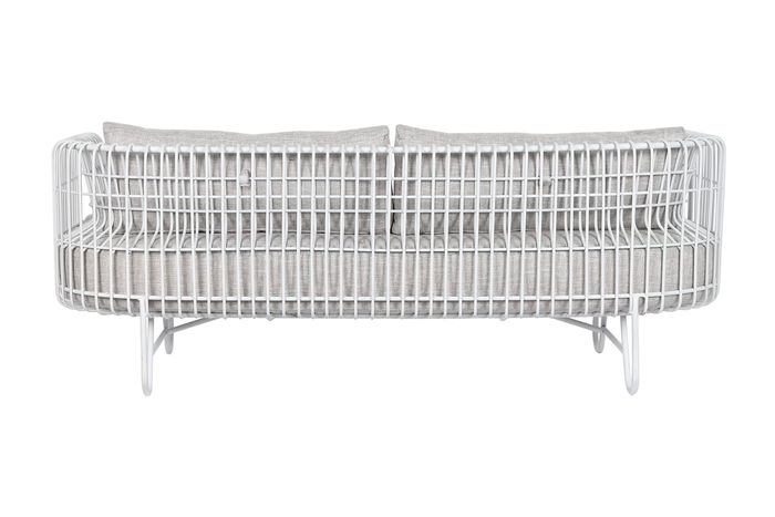 DKD Home Decor Sofá Urban Blanco Beige 66 x 66 x 180 cm