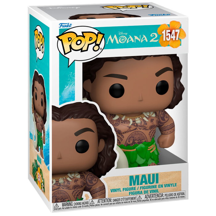 Funko Moana 2 Figura POP! & Buddy Vinyl Maui with Fish Hook 9 cm Funko Moana 2 Figura POP! & Buddy Vinyl Maui with Fish Hook 9 cm