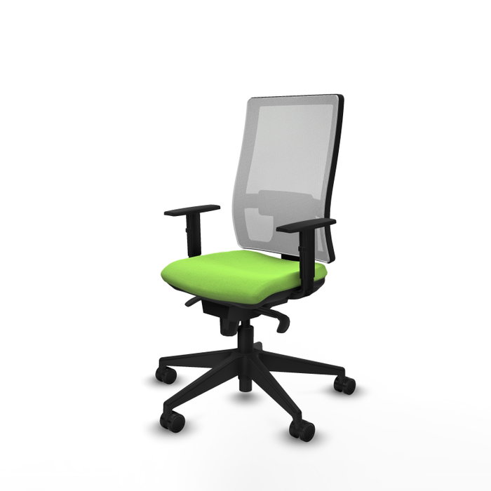 PIQUERAS Y CRESPO Silla de oficina Horna con mecanismo Sincro, Pistacho y Blanco PIQUERAS Y CRESPO Silla de oficina Horna con mecanismo Sincro, Pistacho y Blanco