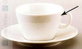 Embajador Taza de té 19 cl, vajilla, no apta para lavavajillas ni microondas