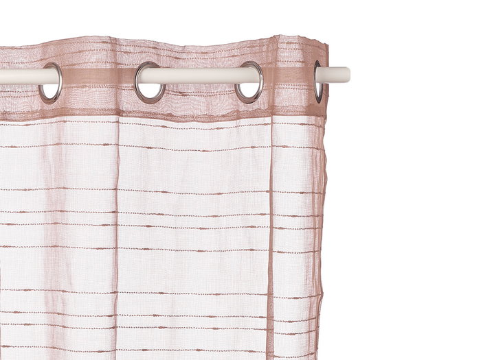 Giftdecor Cortina Marrón Rayas Horizontales 34 x 1.5 x 27 cm (Set de 6)