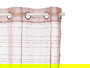Giftdecor Cortina Marrón Rayas Horizontales 34 x 1.5 x 27 cm (Set de 6)