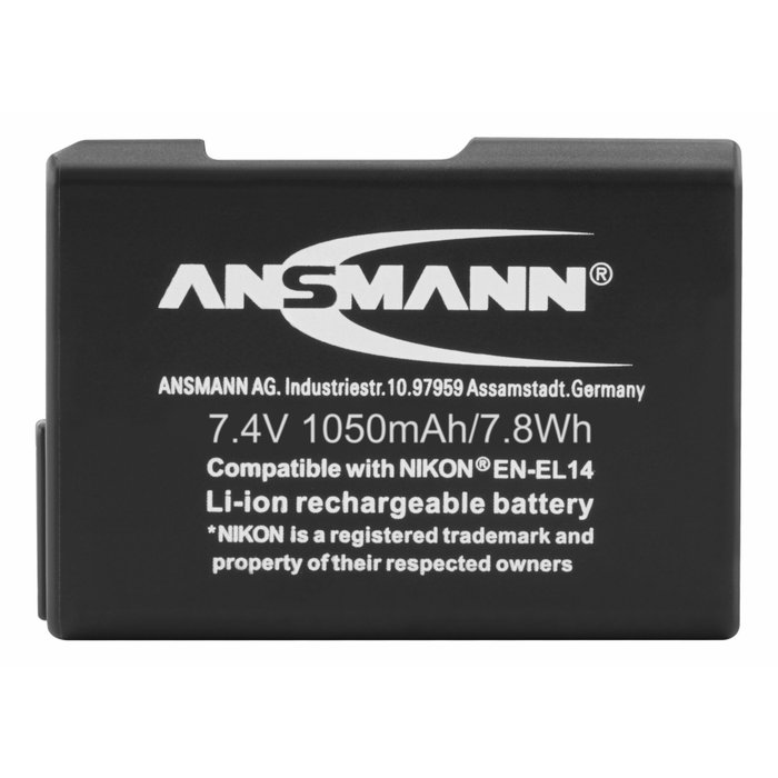 Ansmann A-Nik EN-EL14 Batería de repuesto para Nikon EN-EL14