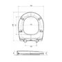 Prhie Tapa WC Volga Blanco con Bisagra Inox