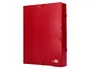 Liderpapel Carpeta proyectos folio lomo 70mm cartón forrado roja 250 x 350 mm