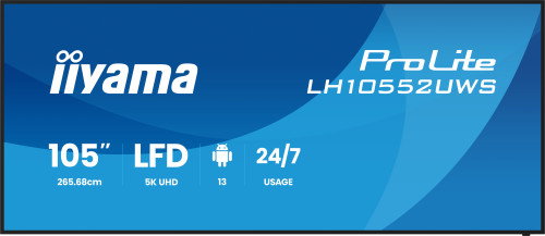 iiyama LH10552UWS-B1AG Monitor 104.6 Pulgadas 5K UltraWide iiyama LH10552UWS-B1AG Monitor 104.6 Pulgadas 5K UltraWide
