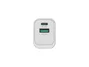 Conceptronic ALTHEA19W33 Cargador GaN de 33W con 2 Puertos USB-C y USB-A Blanco