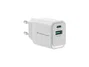 Conceptronic ALTHEA19W33 Cargador GaN de 33W con 2 Puertos USB-C y USB-A Blanco