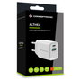 Conceptronic ALTHEA1933 Cargador de Pared 33W GaN USB-C y USB-A Blanco
