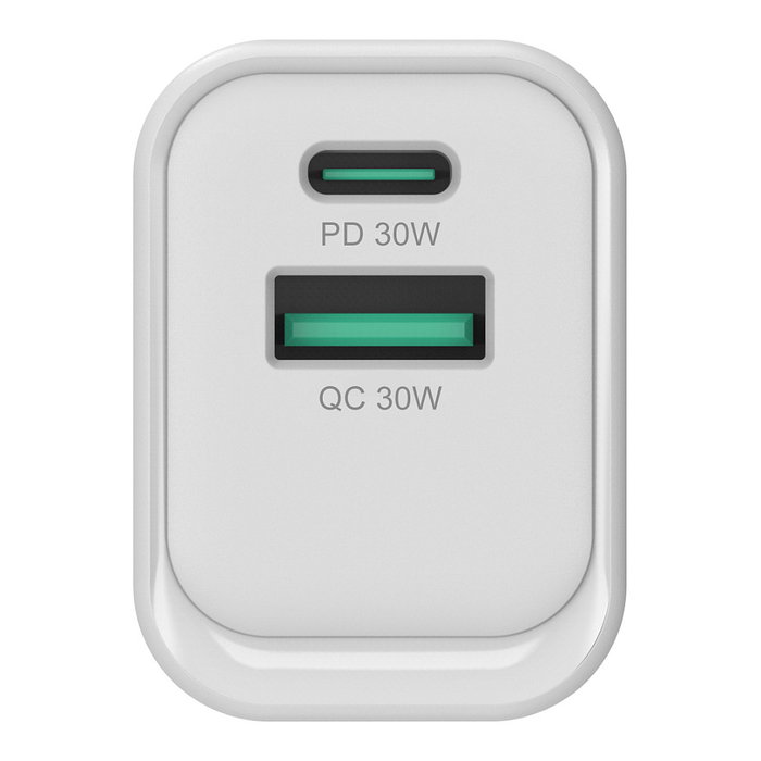 Conceptronic ALTHEA1933 Cargador de Pared 33W GaN USB-C y USB-A Blanco