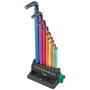 Wera 950/9 Hex-Plus Multicolour 3 Juego de llaves hexagonales
