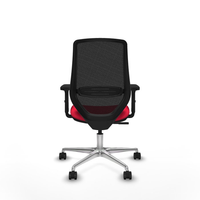 PIQUERAS Y CRESPO Silla de oficina Mardos con mecanismo Sincro, Rojo y Negro PIQUERAS Y CRESPO Silla de oficina Mardos con mecanismo Sincro, Rojo y Negro
