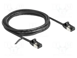 DeLOCK Cable Ethernet Cat.8.1 Flexible 2 m Negro RJ45 Macho-Macho