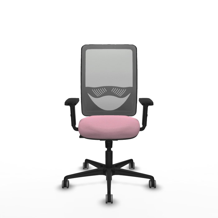 PIQUERAS Y CRESPO Silla de oficina Zulema con Mecanismo Sincro, Rosa y Gris PIQUERAS Y CRESPO Silla de oficina Zulema con Mecanismo Sincro, Rosa y Gris