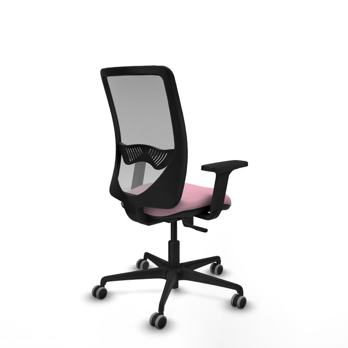PIQUERAS Y CRESPO Silla de oficina Zulema con Mecanismo Sincro, Rosa y Gris PIQUERAS Y CRESPO Silla de oficina Zulema con Mecanismo Sincro, Rosa y Gris
