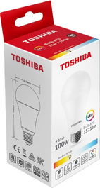 TOSHIBA A70 Bombilla LED E27 15W 4000K Luz Blanca Fría