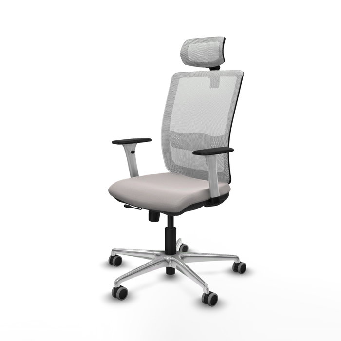 PIQUERAS Y CRESPO Silla de oficina Haches Blanca con Mecanismo Sincro/Traslack PIQUERAS Y CRESPO Silla de oficina Haches Blanca con Mecanismo Sincro/Traslack