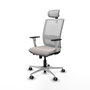 PIQUERAS Y CRESPO Silla de oficina Haches Blanca con Mecanismo Sincro/Traslack
