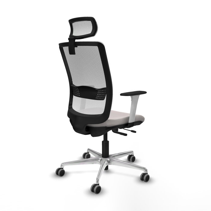 PIQUERAS Y CRESPO Silla de oficina Haches Blanca con Mecanismo Sincro/Traslack PIQUERAS Y CRESPO Silla de oficina Haches Blanca con Mecanismo Sincro/Traslack