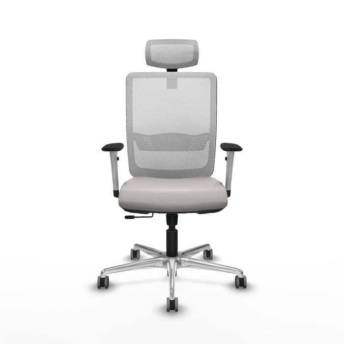 PIQUERAS Y CRESPO Silla de oficina Haches Blanca con Mecanismo Sincro/Traslack PIQUERAS Y CRESPO Silla de oficina Haches Blanca con Mecanismo Sincro/Traslack