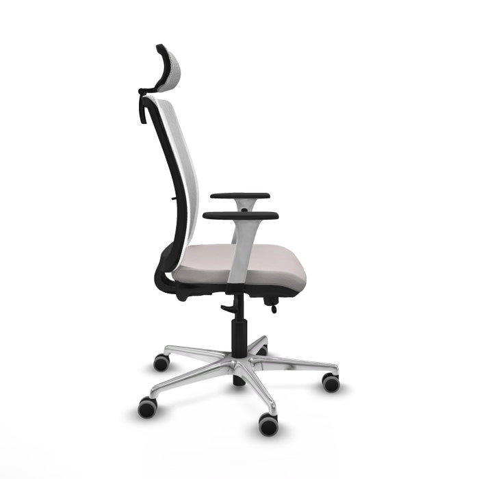 PIQUERAS Y CRESPO Silla de oficina Haches Blanca con Mecanismo Sincro/Traslack PIQUERAS Y CRESPO Silla de oficina Haches Blanca con Mecanismo Sincro/Traslack