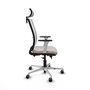 PIQUERAS Y CRESPO Silla de oficina Haches Blanca con Mecanismo Sincro/Traslack