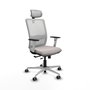 PIQUERAS Y CRESPO Silla de oficina Haches Blanca con Mecanismo Sincro/Traslack