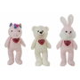 Creaciones Llopis Peluche Animales Lucky con Corazón 52 cm - Modelos surtidos