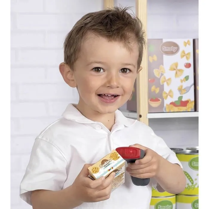 Smoby SMO1686523551185 Caja Registradora con 30 Accesorios, Calculadora y Escáner con Sonido y Luz para Niños a Partir de 3 Años Smoby SMO1686523551185 Caja Registradora con 30 Accesorios, Calculadora y Escáner con Sonido y Luz para Niños a Partir de 3 Años