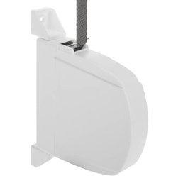WOLFPACK LINEA PROFESIONAL Recogedor de Persiana Abatible Sobreponer con Cinta Gris de 18 mm y 6 m