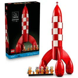 LEGO Ideas 21367 Cohete de Tintín - Set de construcción para adultos - Kit de modelo para armar - Regalo