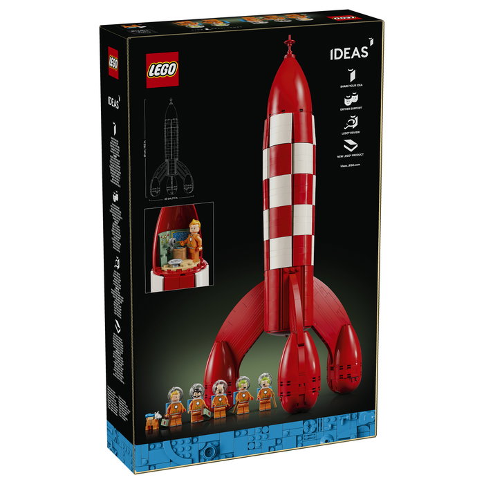 LEGO Ideas 21367 Cohete Lunar de Tintin