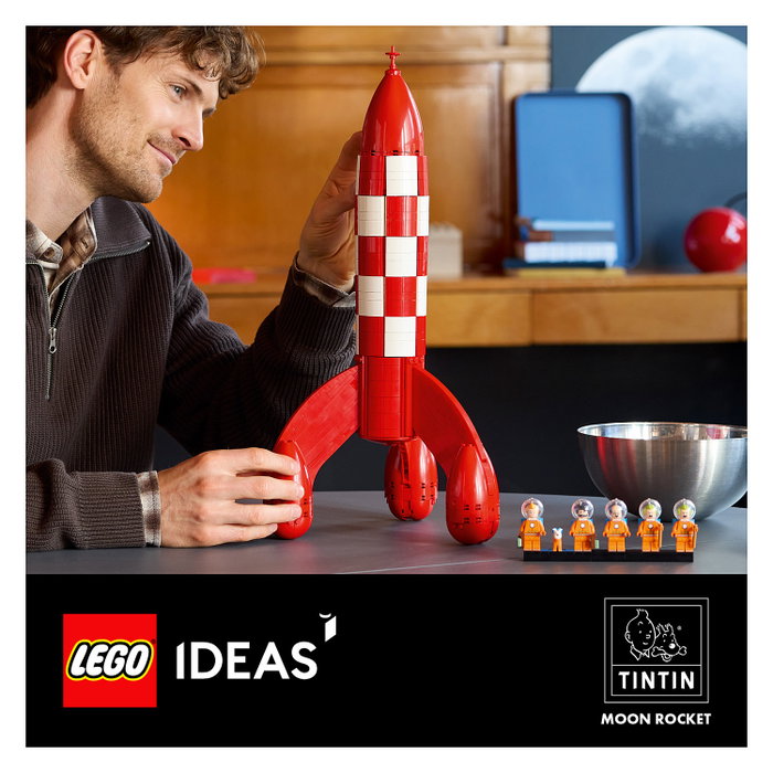 LEGO Ideas 21367 Cohete Lunar de Tintin