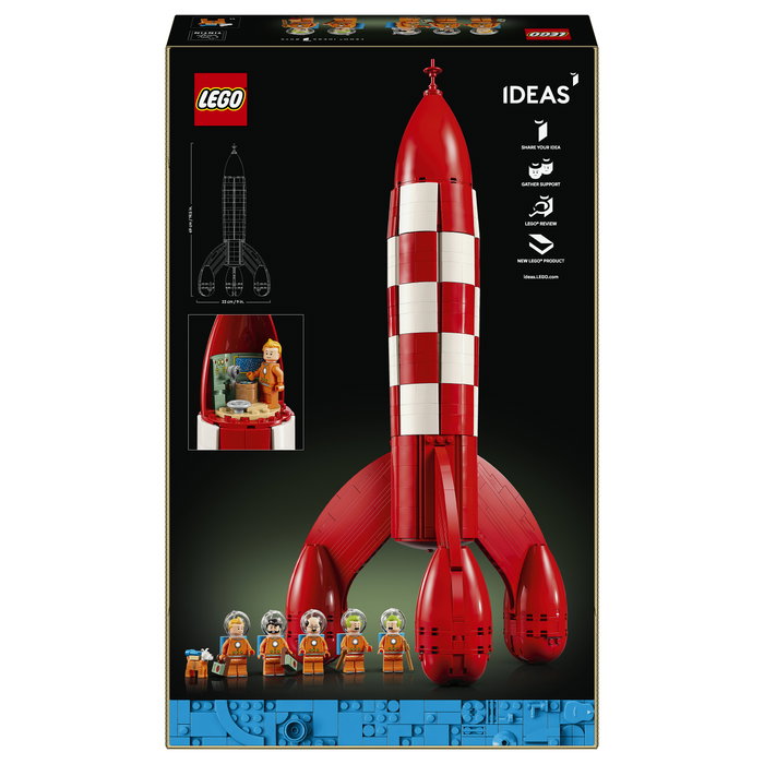 LEGO Ideas 21367 Cohete Lunar de Tintin