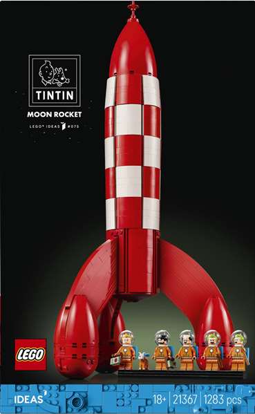 LEGO Ideas 21367 Cohete Lunar de Tintin