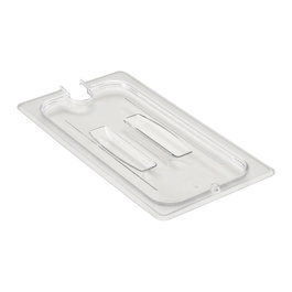 CAMBRO Tapa con muesca y asa GN 1/3 Transparente