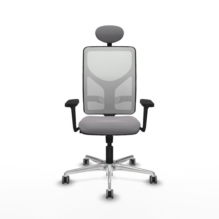 PIQUERAS Y CRESPO Silla de oficina Motilla con Mecanismo Sincro Gris y Blanco PIQUERAS Y CRESPO Silla de oficina Motilla con Mecanismo Sincro Gris y Blanco