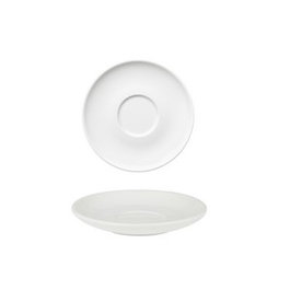 OYV Platillo Coupe - Platillo de Porcelana, Diámetro 12 cm, Color Blanco (Set de 72)