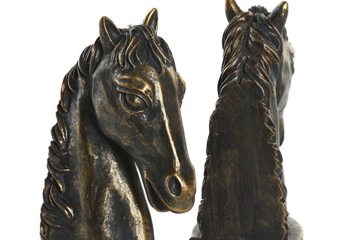 Sujetalibros Chic DKD Home Decor Cobrizo 9 x 19 x 23 cm Set de 2