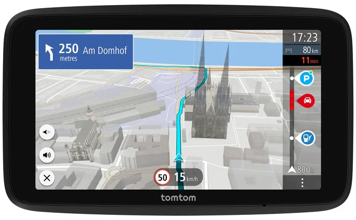 TomTom GO Navigator Portátil/Fijo - Navegador GPS con Pantalla Táctil de 6" (15.2 cm), Mapas de Europa, WiFi, Bluetooth, Asistente por Carril y Control por Voz TomTom GO Navigator Portátil/Fijo - Navegador GPS con Pantalla Táctil de 6" (15.2 cm), Mapas de Europa, WiFi, Bluetooth, Asistente por Carril y Control por Voz