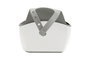 Kinvara Portaestropajo Colgar Plástico Blanco Gris 15x11.5x8 cm (Set de 24)
