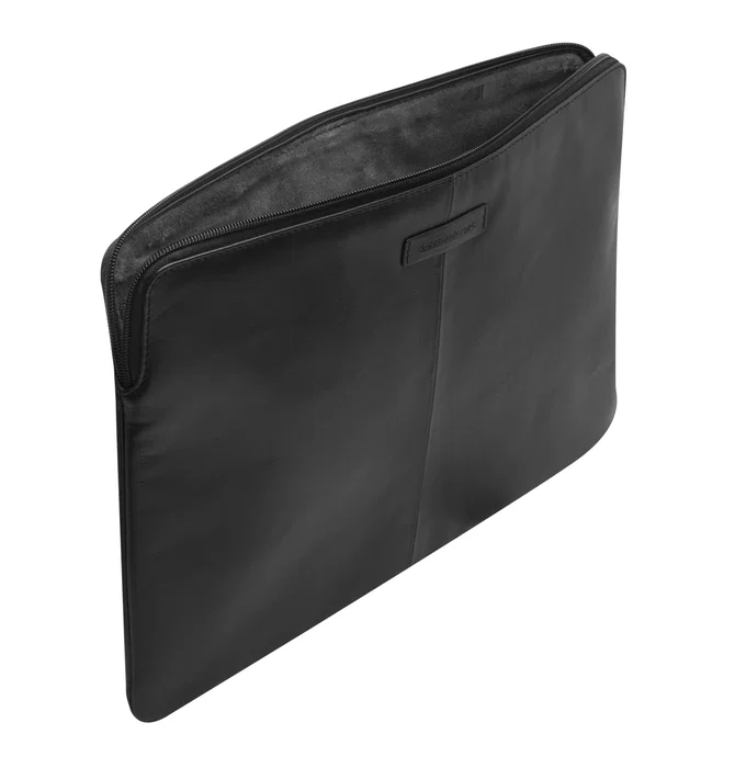 Dbramante1928 Skagen Pro Funda 35.6 cm (14") Negro en Cuero de Grano Entero para MacBook Pro 14" (2021-2023), 221 g