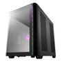FSP M580-BA Midi Tower Carcasa Negra ARGB con Ventana de Vidrio Templado, ATX/mATX/mITX, 3 Ventiladores 120mm