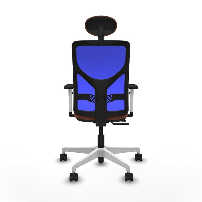 PIQUERAS Y CRESPO Silla de oficina Motilla con mecanismo Sincro/Traslack, Azul y Marrón PIQUERAS Y CRESPO Silla de oficina Motilla con mecanismo Sincro/Traslack, Azul y Marrón