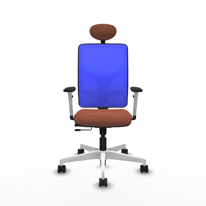 PIQUERAS Y CRESPO Silla de oficina Motilla con mecanismo Sincro/Traslack, Azul y Marrón PIQUERAS Y CRESPO Silla de oficina Motilla con mecanismo Sincro/Traslack, Azul y Marrón