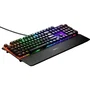 Teclado mecánico híbrido para juegos - STEELSERIES - APEX 5 - Negro